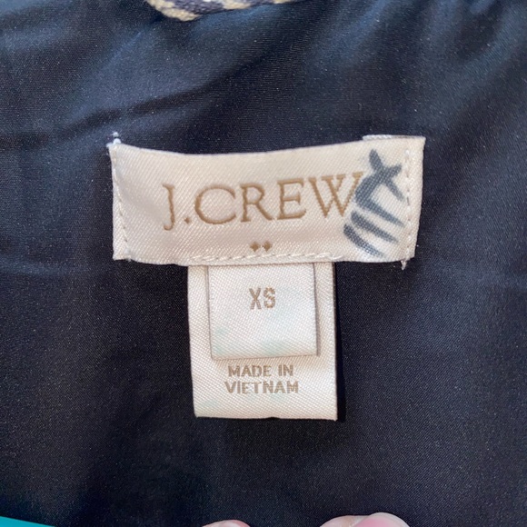 J. Crew Herringbone Quilted Vest Down & Waterfowl Fill Women’s Size XS EUC - Picture 13 of 16